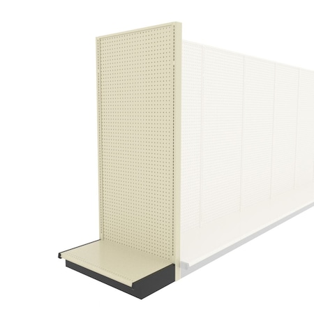 Lozier Shelving End Cap Display Unit, Platinum 36W 84H 22D P382U-EC